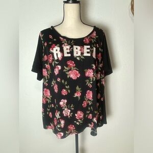 Torrid Rebel Floral Women Blouse